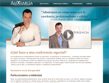 Tablet Screenshot of alexgarcia.com.mx